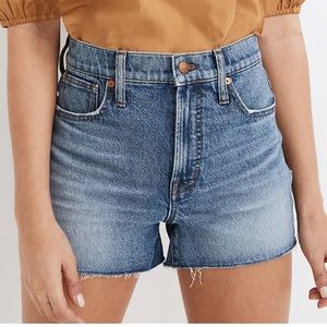 Madewell Perfect Jean Shorts High Waisted Size 29